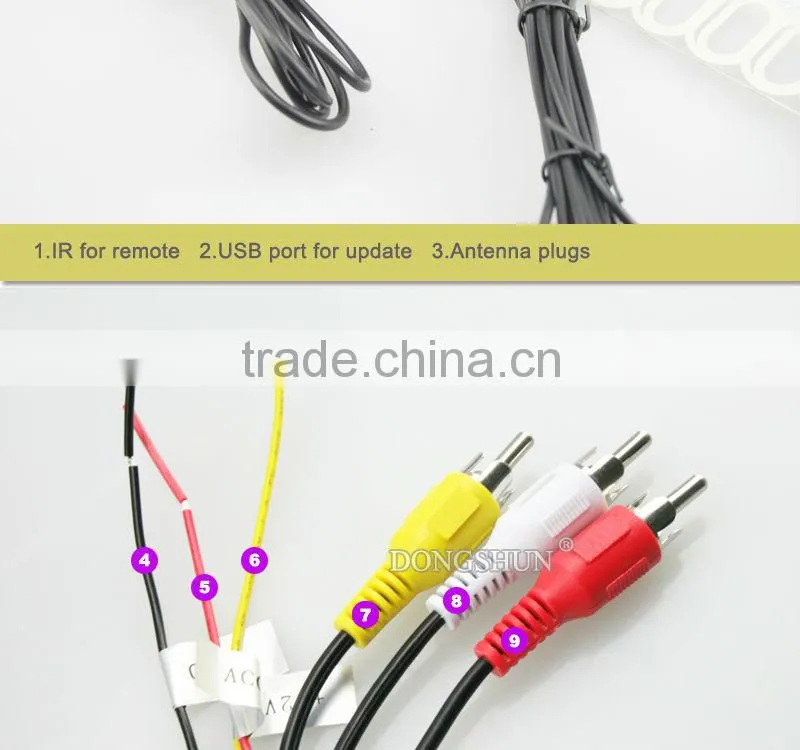 TV-T2 Car DVB-T T2 TV receiver for Russia/Thailand