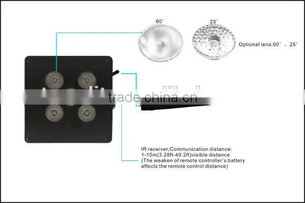 Highly recomended 5pcs 6 in 1 RGBWAUV led par LED wedding uplighting