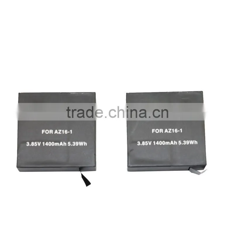 AZ16-1 3.85V 1400mAh Batteries for Xiaomi yi 2 Xiaoyi II 4K Sports Camera Battery