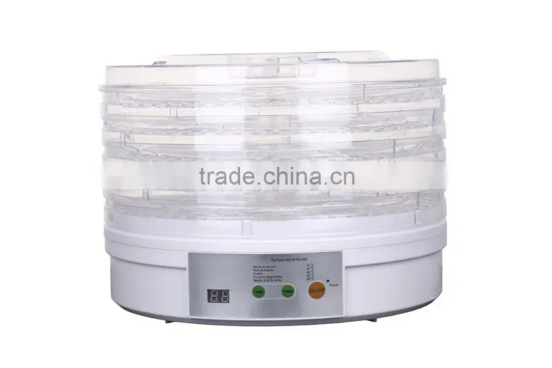 300W Food Dehydrator Food Dryer With Digital Display & Adjustable and Removable Tray FD-770A