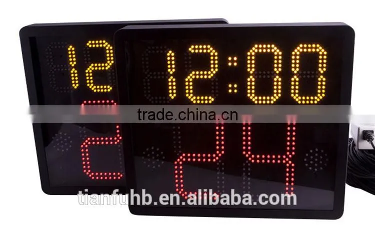 shot clock for one side /basketball shaped alarm clock