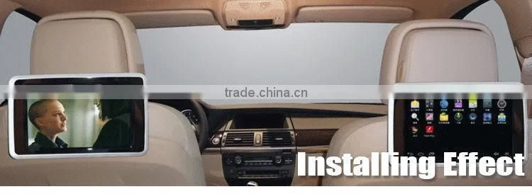 9inch car rear android monitor touch taxi built in car entertainment system