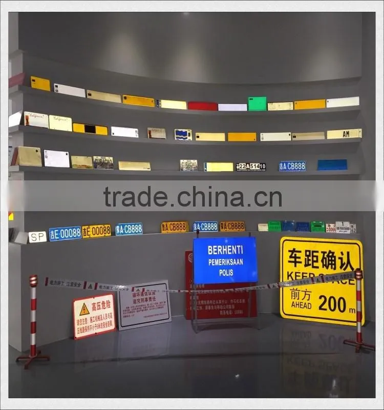 Number Plate Grade Reflective Materials