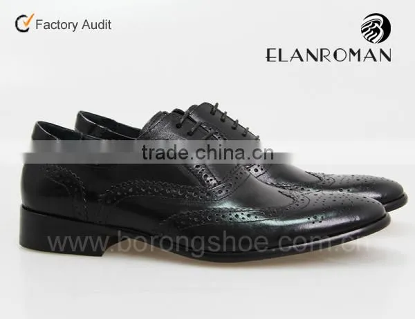 Cool fashion man shoe first cow leather