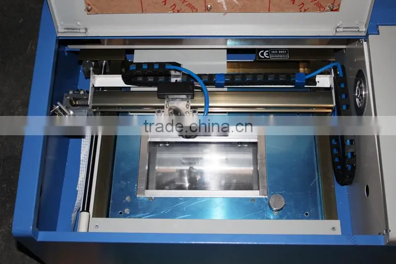 2015 New Version 40W LY 3020 CO2 Digital laser engraving cutting machine with digital function with Drag chain design