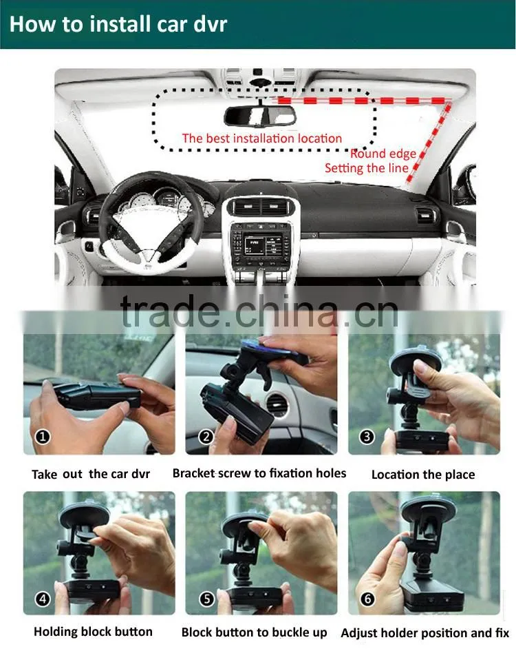 2.5" HD Car Black Box Camera Best Auto Insurance Car Reverse Camera India