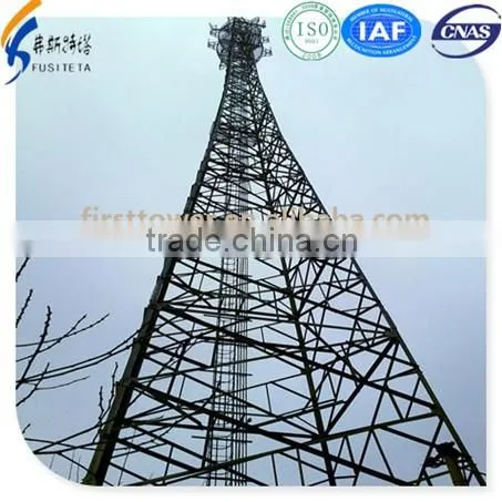 3 legs lattice telecom steel tower