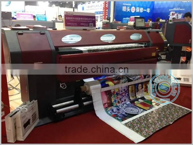 Flatbed&roll 1.9M high precision 1902-W eco solvent flatbed printer