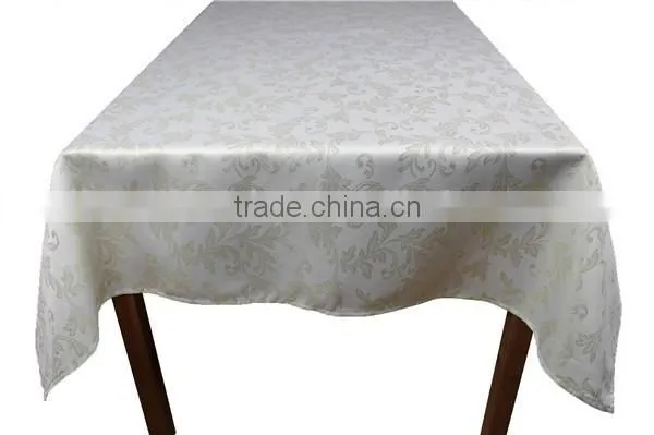 Hot Sale New Design Jacquard Tablecloth Cheap Polyester