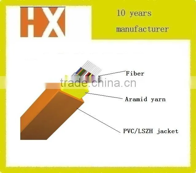 Excellent fiber optic cable factory indoor/outdoor ribbon optical fiber cable