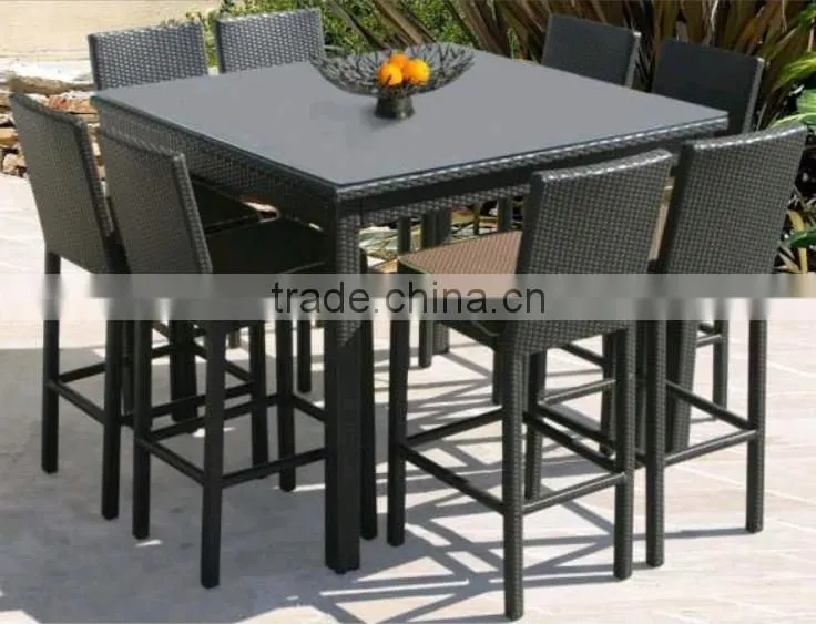 Home Bar Furniture / Outdoor Bar Table / Seaside Wicker Bar Stool