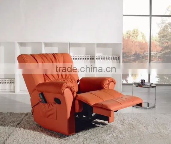 Cheap and simple electric leather 1 seater sofa recliner chair
