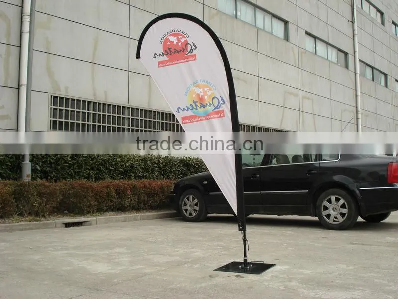 standing flags