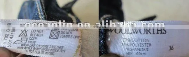 2012 fashion lady's jeans women's pant stock