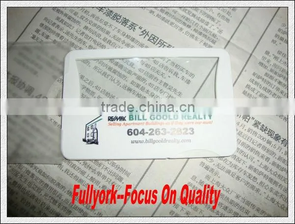 Credit Card Pocket Magnifier With Led Light As Seen On TV OWL Magnifier