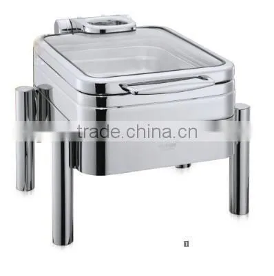 Indian chafing dish, serving dishes with stand