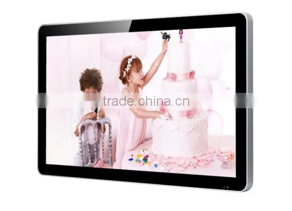 32 inch metal material Ipad style video player, in store lcd advertising display