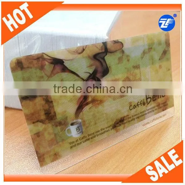 High Quality Free Sample transparent VIP card