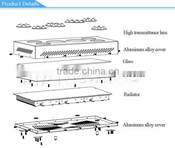 90W Auto Dimming Elegant No Noise Smart Aquarium Light LED With Timer