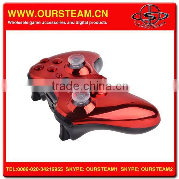 Custom Red Controller with LED For XBOX 360 Wireless