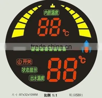 Reliable performance led square plate dot matrix display