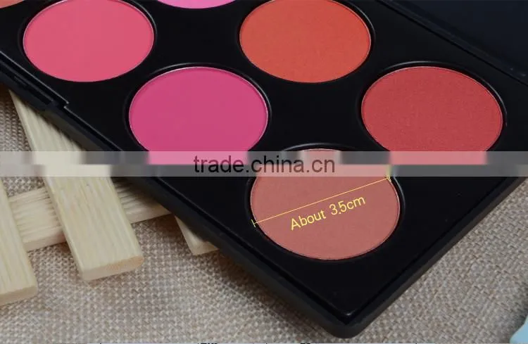 Professional mineral cosmetic empty makeup brush blusher blush containers