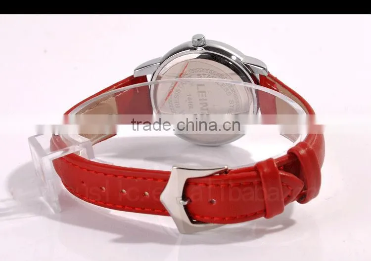 Leather Strap Women Wrist Watch Gift
