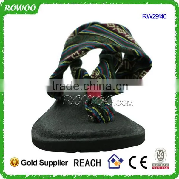 New Products on China Market Women's Yoga Sling Ethnic Cloth Sandals
