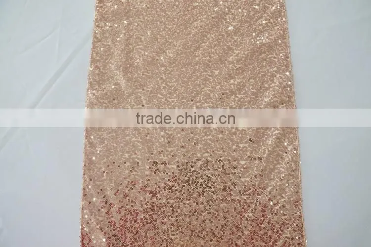 Fancy wedding gold sequin table runner