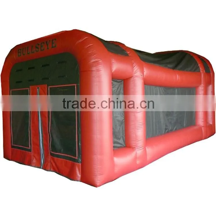 new designed interesting inflatable interactive bullseye electronic gallery for adults