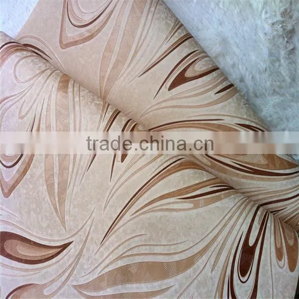 modern style wall paper brown color