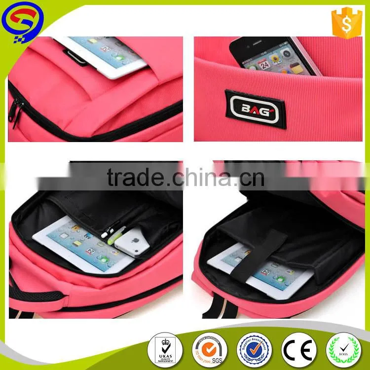 wholesale slim 210D nylon waterproof laptop backpack
