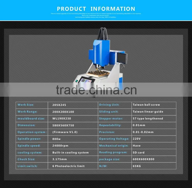 Updrade Smart IC remove matherboard grinding machine for iphone ipad motherboard repair