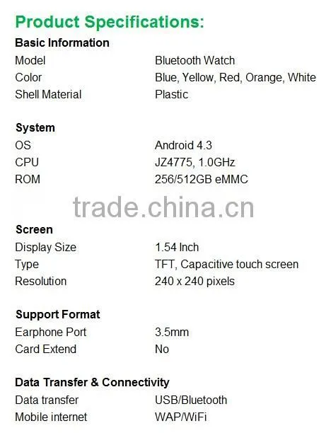 WT-21 Hot 2014 best price smart bluetooth bracelet watch with smartphone, ipad, tablet bluetooth bracelet manual