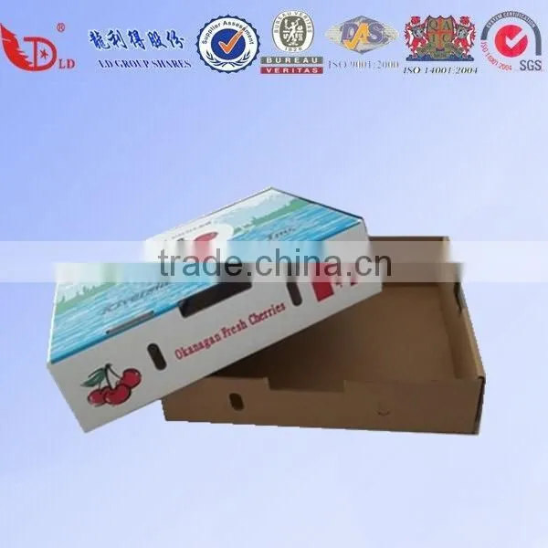 Cheap High Quality Custom corrugated fruit packaging boxes