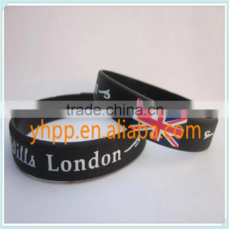 Custom WILLS LONDON retro british union jack uk Printed Wristband Bracelet