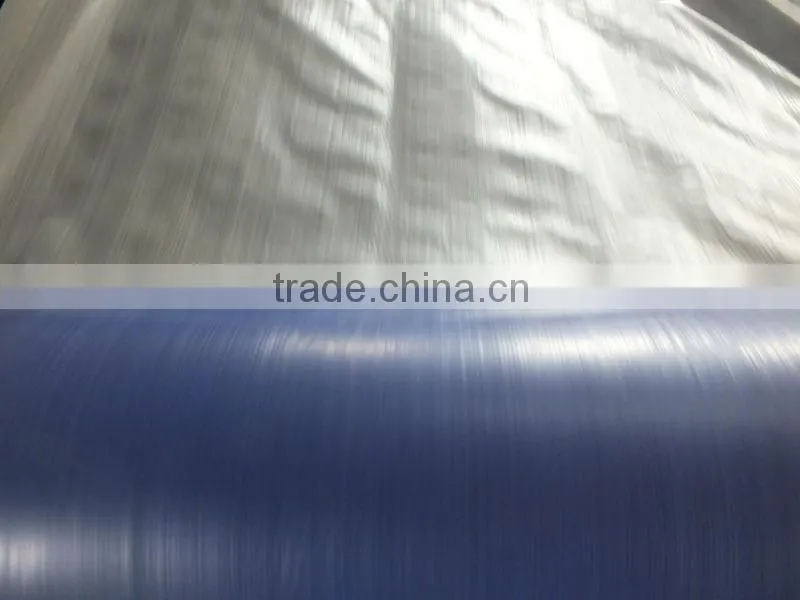 Korea PP Tarpaulin Blue/Silver Plastic Laminating Tarps Sheets Tarpaulin Truck Cover