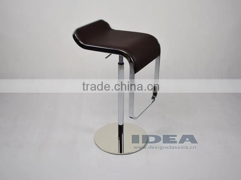 Replica LEM Piston Stool - Dark Brown Leather