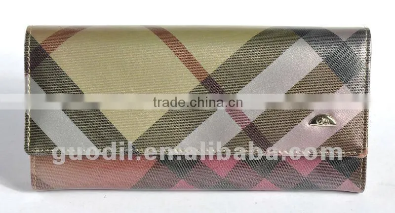Summer hot! Plaid Printed PU coated shoulder bag fashion ladies handbags 2012