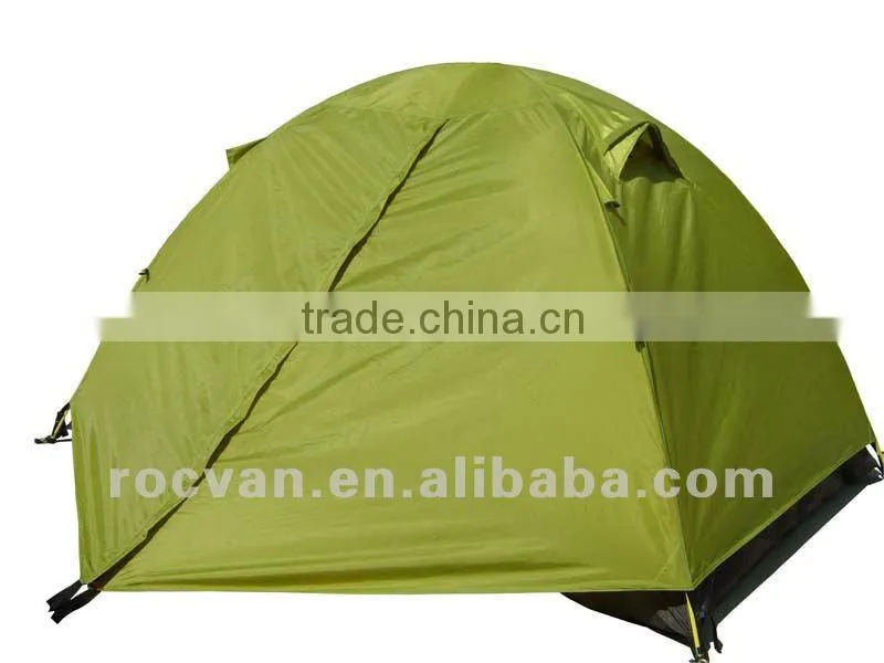 190T polyester taffeta +150D oxford fabric and 1-2person tent