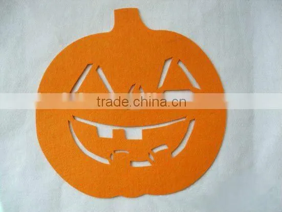 Beautiful Halloween Pumpkin Made Of Felt
