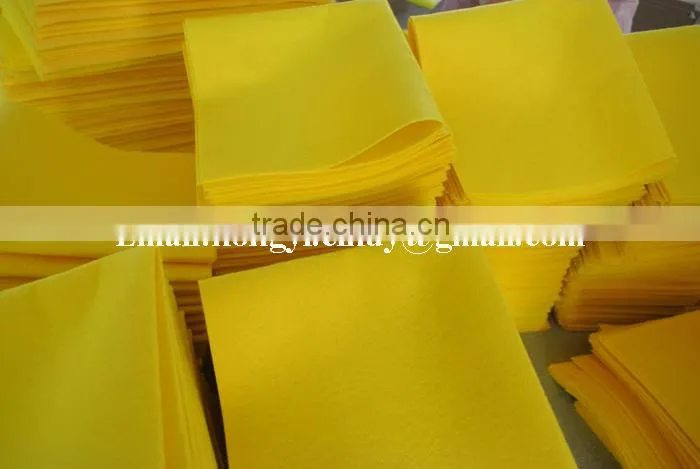 50x70cm Logo printed Germany nonwoven floor mop cloth ( viscose/polyester)
