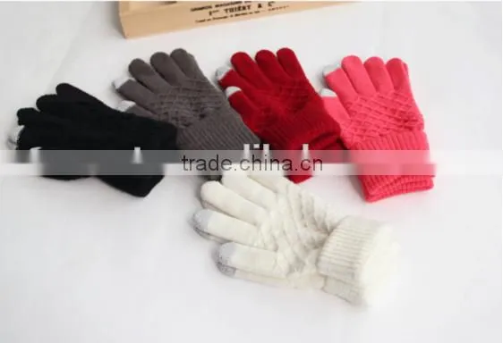 Simple Style Convenient Gloves Finger Touch Screen Gloves For Hands Warm