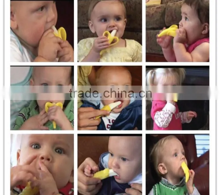 FDA Approved BPA Free Silicone Baby Toothbrush Product