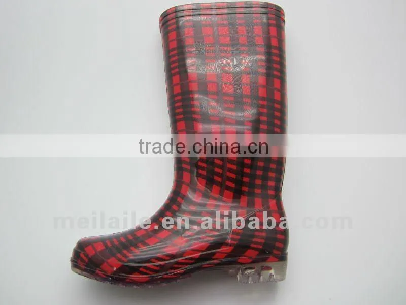 colorful pvc rain boots