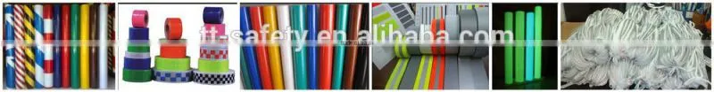 high visibility silver double/single side Elastic Reflective tape elastic reflective tape for clothing bag