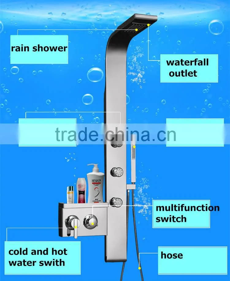 2015 popular sanitary ware products set faucets shower column Y-023