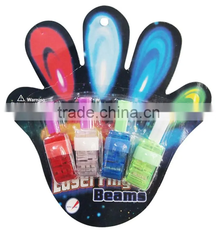 plastic SUV car shape party lights, LED finger lights with rubber bands