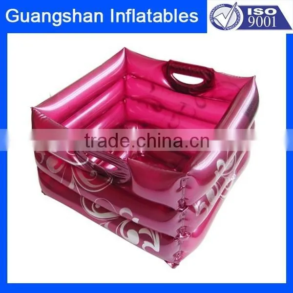 outdoor PVC custom portable foot tub inflatable foot wash basin