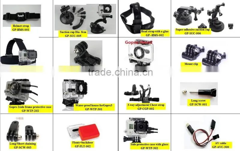 Telesin Professional Protective Side Frame w/ Screws accessories gopro for GOPRO HERO3
